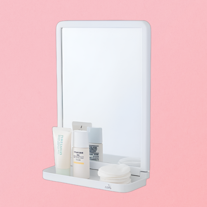 다용도 미니 문걸이 입식 화장대 원룸 수납 화장품 정리함