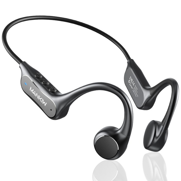 Mankiw맨큐 가성비 골전도 무선 블루투스이어폰 2대기기 동시연결 25미터이상 장거리 사용 IPX6 방수 HiFi고음질 블루투스 버전 6.0  오픈 스포츠 운동 전용 러닝 이어폰