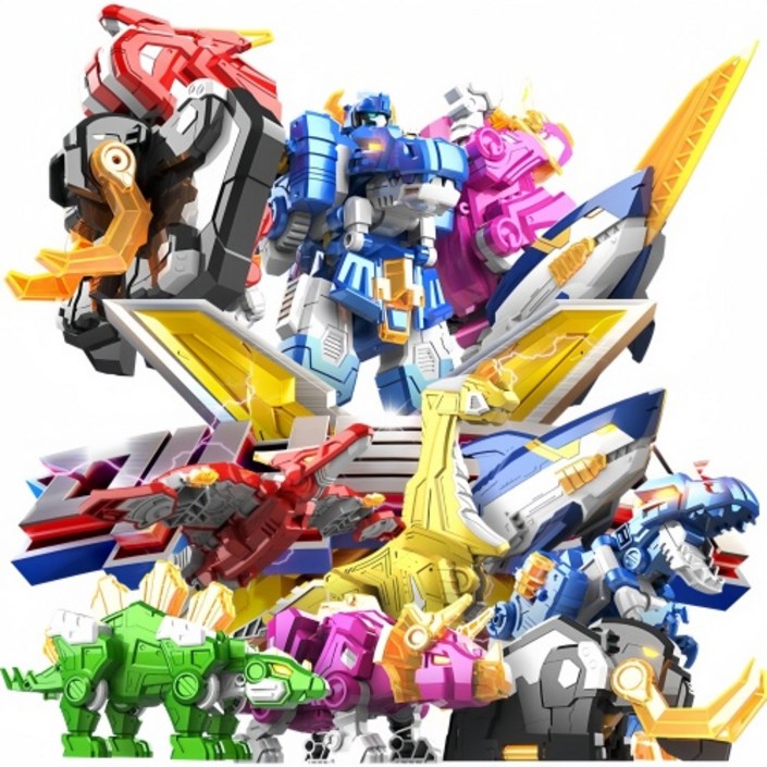 미니특공대 슈퍼다이노7 공룡 로봇장난감 7단합체 생일선물