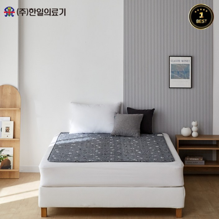 24년형 9월출시한일의료기 프리미엄 고급 전기요 곰인형 싱글 더블, 싱글중, 그레이곰패턴