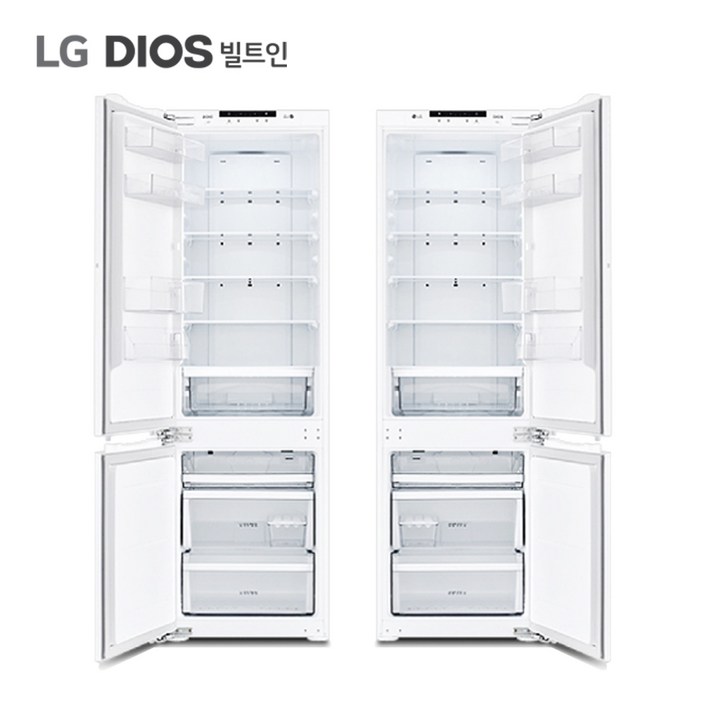 LG DIOS 빌트인 콤비 냉장고 M272PR35BLR 좌경첩우경첩 빌트인가전 공식판매점