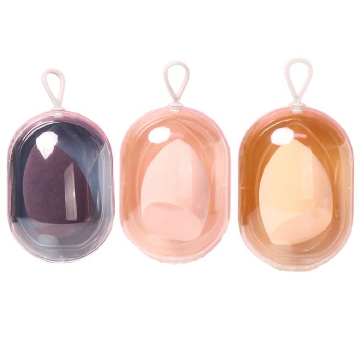 알리오마켓 휴대용 물방울 에그 미용 퍼프 쿠션 케이스