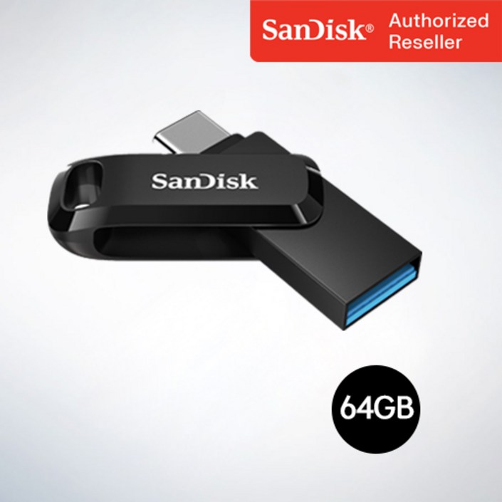 샌디스크 USB 메모리 Ultra Dual Go 울트라 듀얼 고 Type-C OTG USB 3.1 SDDDC3 64GB