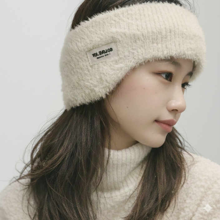 제이엔 러닝 귀마개 겨울 방한 헤어밴드 스포츠 밴드