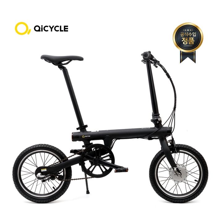 치사이클 EF1 클래식 블랙 전기자전거 초경량 접이식 미니벨로 자전거 토크센터 수입정품
