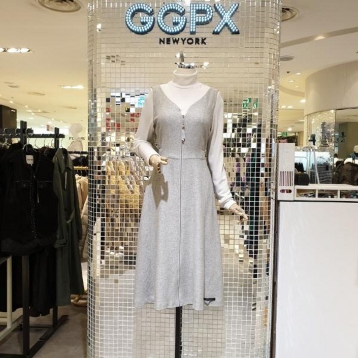 GGPX 대구백화점SG GLDCOP441F에뜨르펄뷔스티에배색롱원피스 GGPX 대구백화점SG GLDCOP441F에뜨르펄뷔스티에배색롱원피스