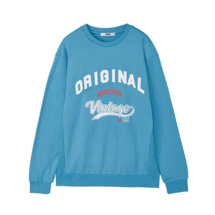 국내매장판 공용 캠퍼스 아트웍 맨투맨세미오버AM1WTS245BL 115010 잠뱅이