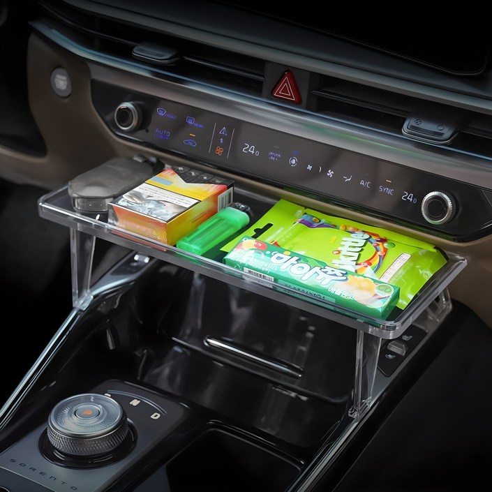 크레이지몬스터 더 뉴 쏘렌토 MQ4 페이스리프트 무중력 테이블, 투명(1P), 1개