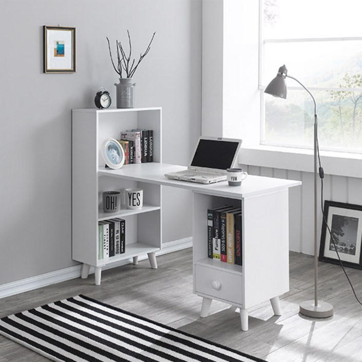 라움가구 치이즈 2R 미니 h형 서랍통 책상세트 (착불)