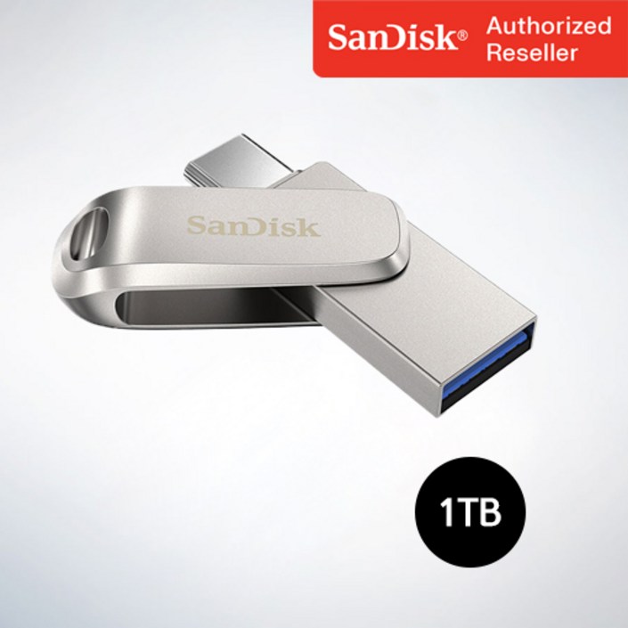 샌디스크 USB 메모리  Ultra Dual Drive Luxe 울트라 듀얼 드라이브 럭스  Type-C OTG USB 3.1 SDDDC4 1TB