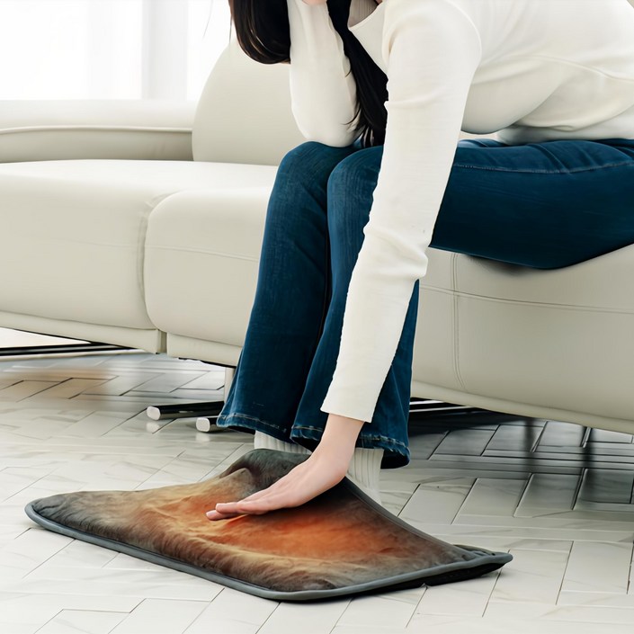 오아 포그니 발 온열 허리 무릎 전기 찜질기 OMTM001DG, 다크그레이, OMTM001DG