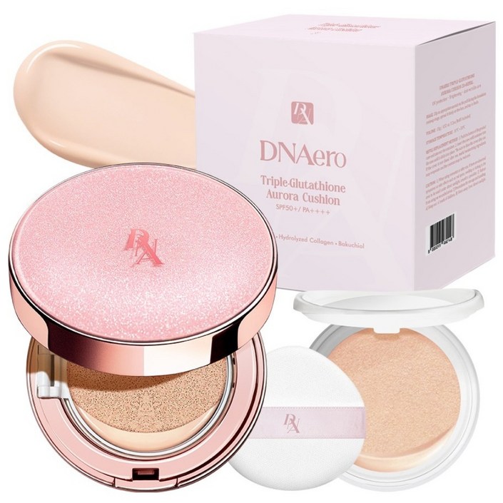 디네로 트리플 글루타치온 오로라 쿠션 본품1리필1, 21호, 1개