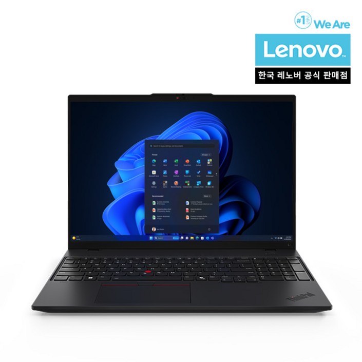 레노버 씽크패드 L16 G1 21L3003YKD 14세대 ULT5 125H16GB512GBFree Dos 정품가방및마우스증정, 21L3003YKD, Free DOS, 16GB, 512GB, 블랙