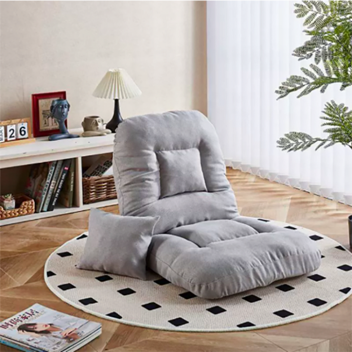 데스텀 1인용 각도조절 등받이 좌식의자