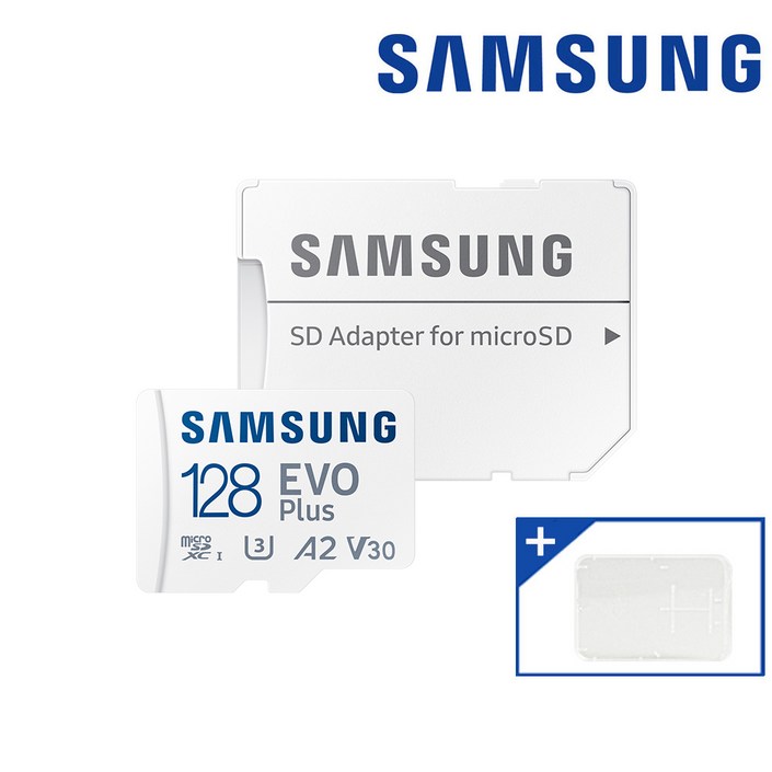 삼성전자 마이크로SD카드 EVO PLUS MBMC128KAKR SD카드 케이스 삼성전자 마이크로SD카드 EVO PLUS MBMC128KAKR SD카드 케이스