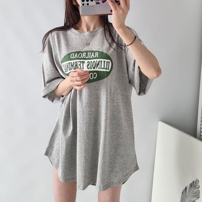 세라제이 루즈핏 로드 밑단굴림 박스 롱티셔츠 세라제이 루즈핏 로드 밑단굴림 박스 롱티셔츠