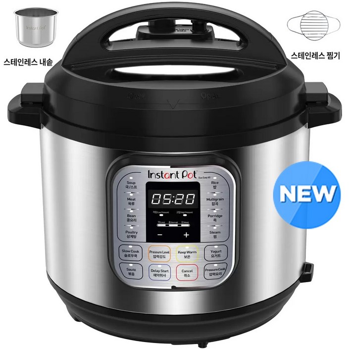 코스트코 24년 NEW 인스턴트 팟 듀오 이지 5.7L 터치한번 요리완성 삼계탕 25분 스테인레스내솥, 찜기 부모님선물 인스턴트팟 멀티 쿠커 듀오 고메 5.7L 코스트코 24년 NEW 인스턴트 팟 듀오 이지 5.7L 터치한번 요리완성 삼계탕 25분 스테인레스내솥, 찜기 부모님선물 인스턴트팟 멀티 쿠커 듀오 고메 5.7L