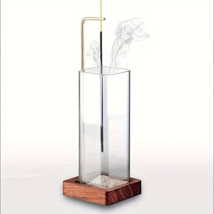 COVERONE 유리 스탠드 집게형 향꽂이 향거치대 인테리어 향받침대 향홀더