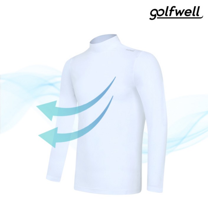 골프웰 남성 UV차단 냉감터치 기능성 이너웨어 GW321IW05