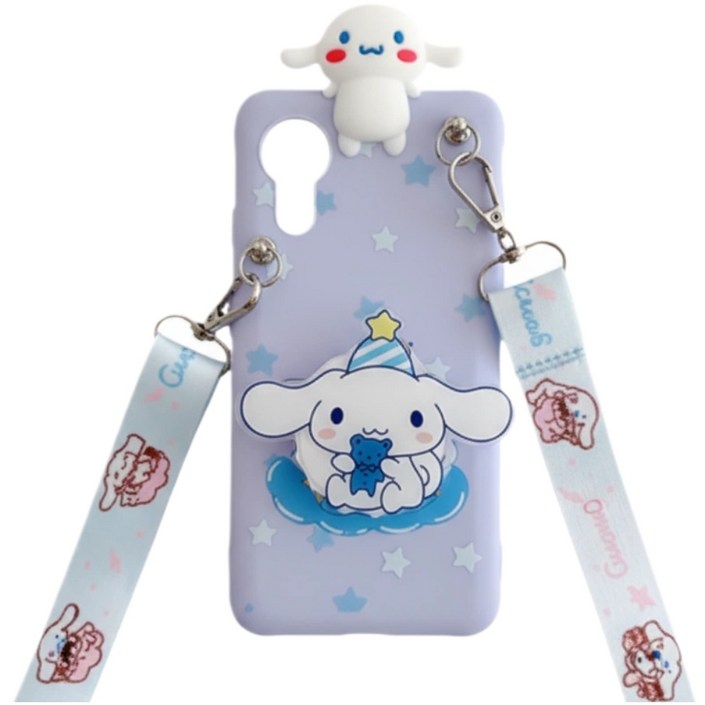 갤럭시 a17 a16 a36 그립톡 목걸이줄 스트랩 키즈폰 케이스 QB88