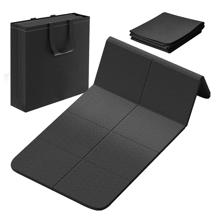 FONOW 요가매트 접이식 수납 고급 소재 소음방지파우치