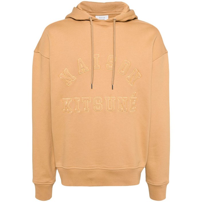 Maison Kitsuné 로고 자수 코튼 후디