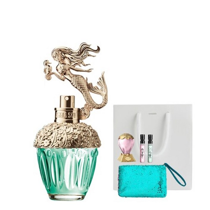 안나수이  판타지아 머메이드 EDT 30ML 샘플 2종미니 1종클러치 1종쇼핑백