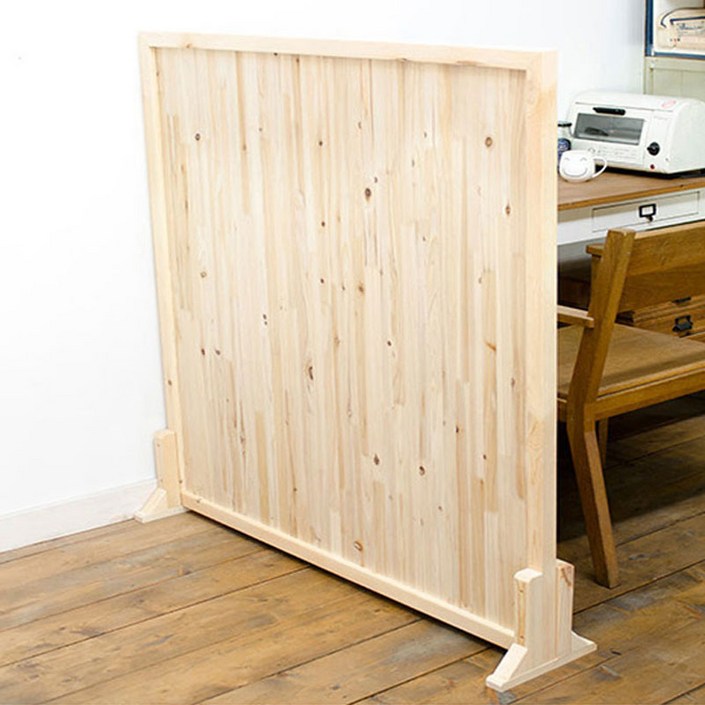 아이베란다 원목파티션 이동식 가벽 칸막이 삼나무 집성목