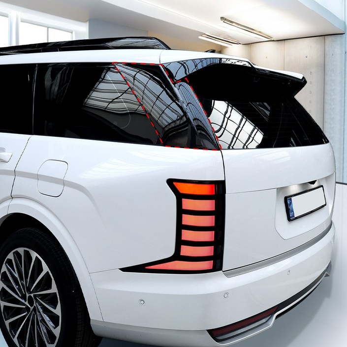 유투카 호환 디올뉴 팰리세이드 LX3 튜닝 윈도우 몰딩 크롬 죽이기, 윈도우