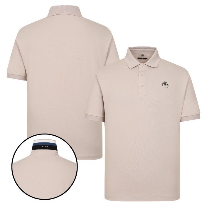 PGA 남성 쿨터치 피퀘 반팔 카라티셔츠 PGMTS52319