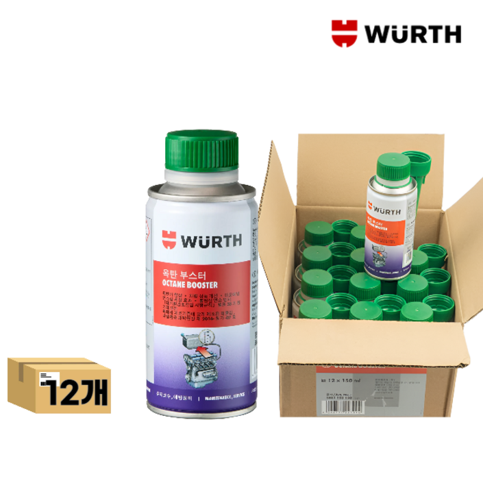 12개1박스 뷔르트 옥탄부스터 가솔린 연료첨가제, 가솔린휘발유, 1개