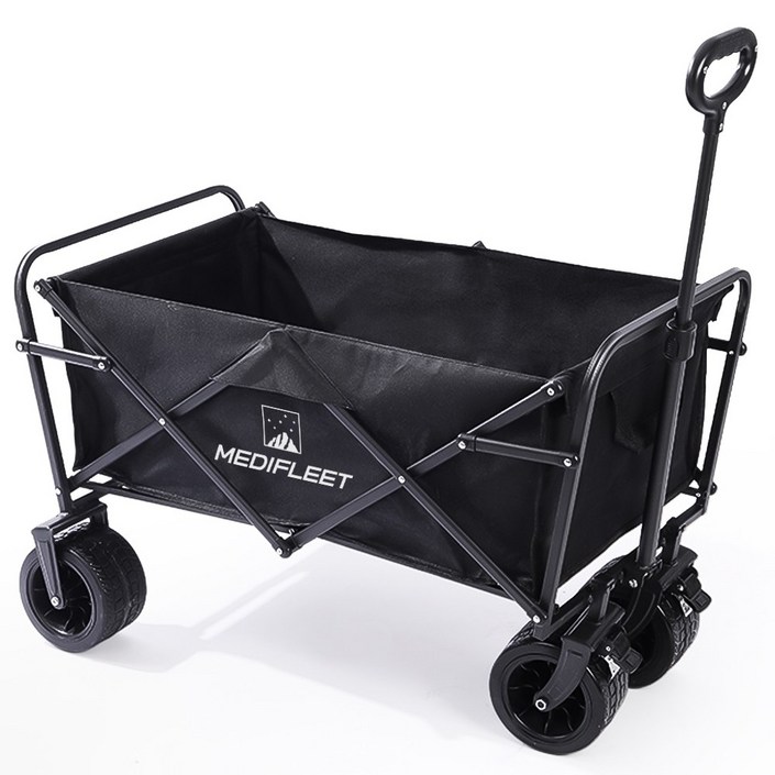 메디플릿 캠핑 아웃도어 대형 광폭 타이어 폴딩 카트 웨건