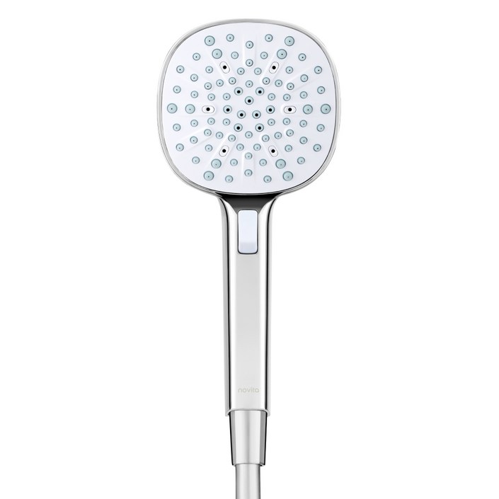 노비타 4단 수류 몬스터 샤워헤드 SHPO5040R, 1개, 크롬