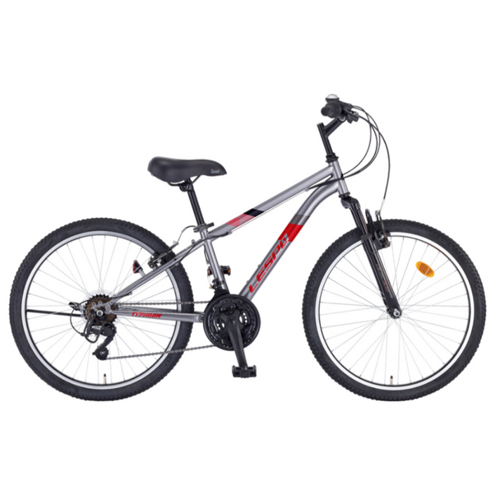 2025 삼천리 레스포 24 태풍SF 자전거 초등학생 중학생 주니어 입문용 MTB자전거, 1개, 159cm, 다크 실버 (99% 조립)