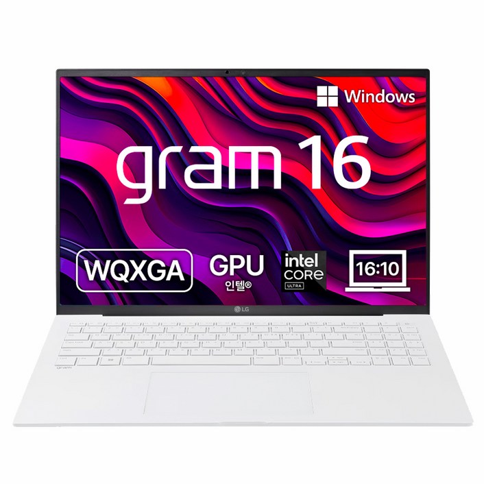 LG전자 2024 그램 16 코어 Ultra5 인텔 14세대, 스노우 화이트, 256GB, 8GB, WIN11 Home, 16Z90SU-GR56K