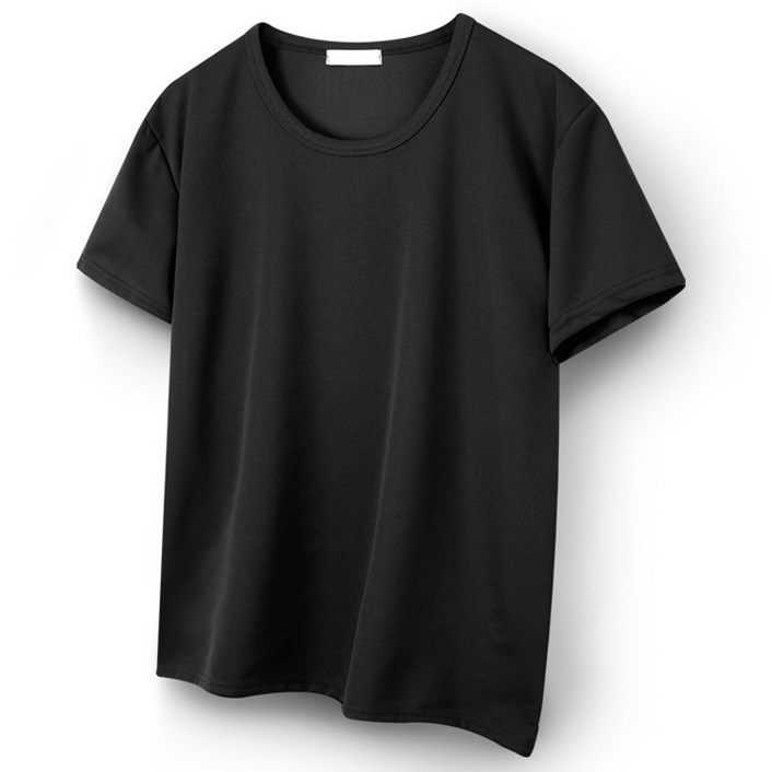 해리슨 남성용 냉감 통기성 쿨 U넥 머슬핏 반팔 티셔츠 WMS1041