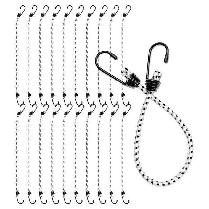 벅703 캠핑 스트레치코드 탄성로프 고리형 20p