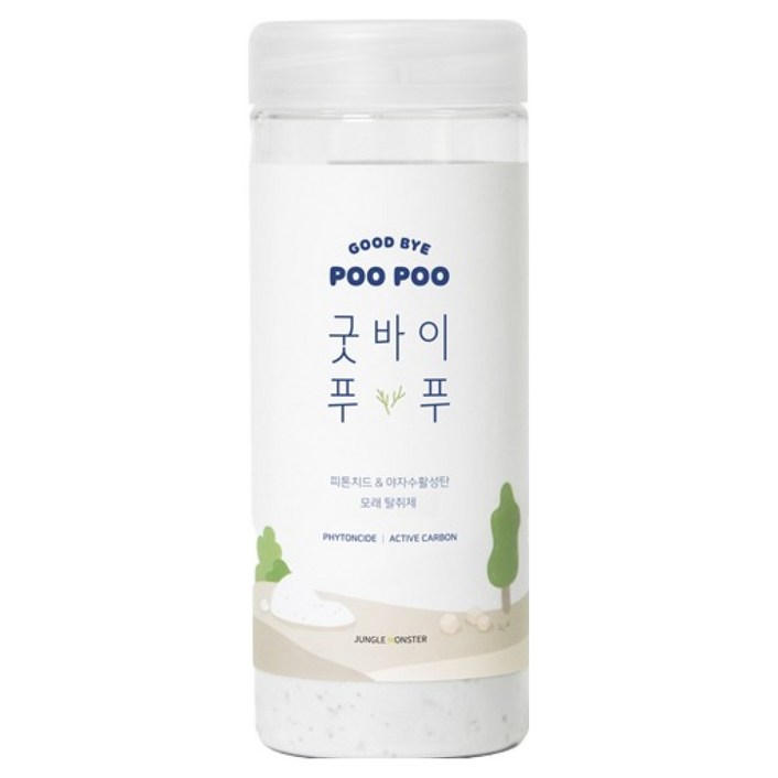 정글몬스터 고양이 굿바이 푸푸 피톤치드 모래 탈취제