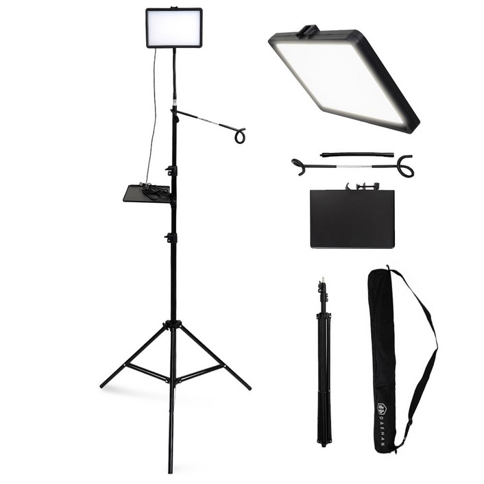 대한 멀티 감성 캠핑 차박 LED 조명 + 자바라 스탠드 조명 세트