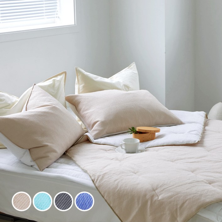 플란뉴 폴라리스 더 시원한 2세대 스노우리플 시어서커 양면 여름이불