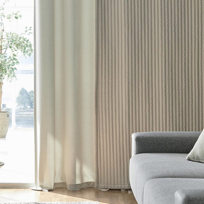 모던하우스 ON 바람막이 패딩 3중방한 3도씨커튼 1장