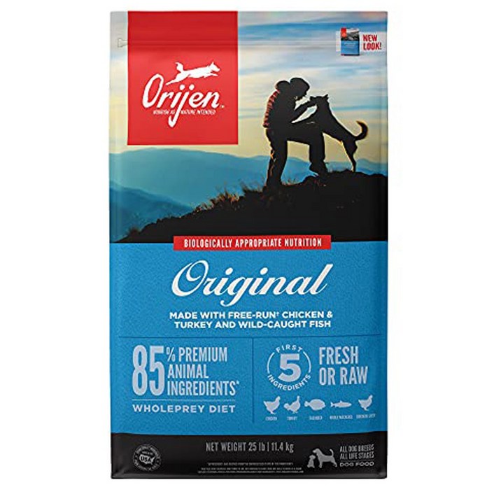 오리젠 오리지널1kg 고단백사료, 1kg, 1개 오리젠 오리지널1kg 고단백사료, 1kg, 1개