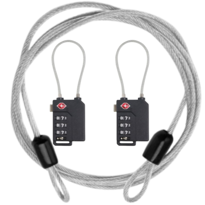 나라에센셜 와이어 TSA 비밀번호 번호키 여행용 캐리어 자물쇠 다이얼자물쇠