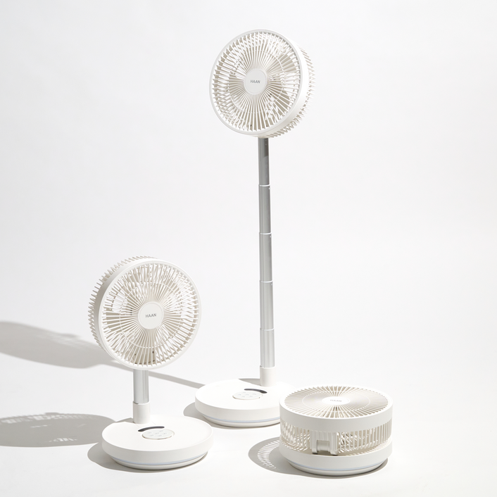 한경희생활과학 무선 폴딩 서큘레이터 무드등 가정용 사무실 캠핑 선풍기