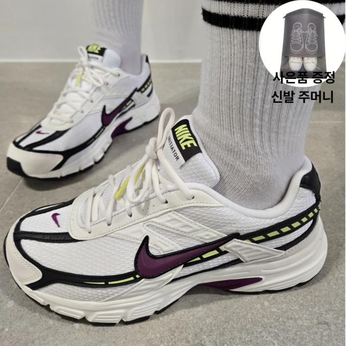 나이키 남성 운동화 이니시에이터 바이오테크 편안한 러닝화 발편한 신발주머니 증정