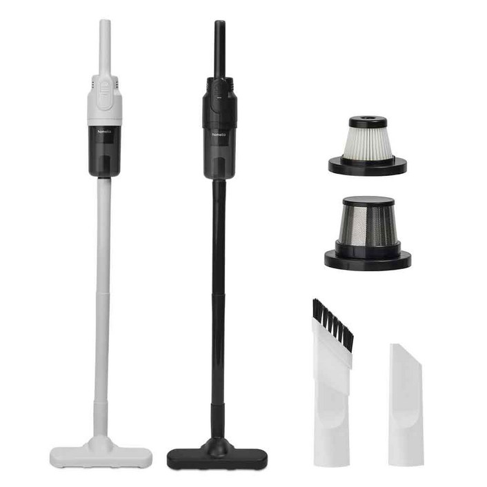 [최신형] 차이슨 무선 청소기 다용도 미니 흡입력 좋은 진공청소기 + 다양한 구성품, 블랙