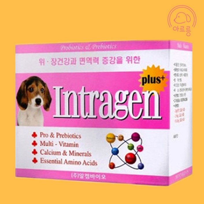당일발송 인트라젠 플러스 30P 반려동물 강아지 고양이 영양제