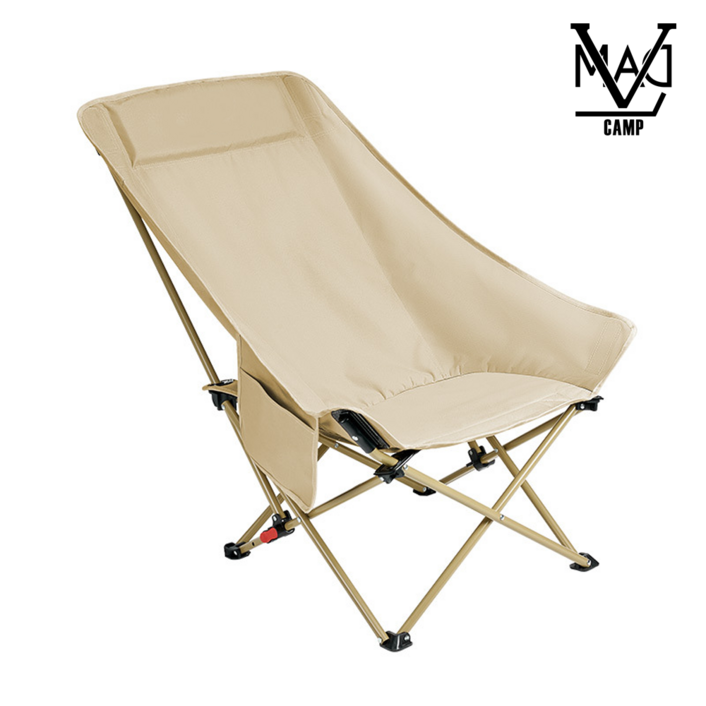 1+1 매드캠프 각도조절 접이식 경량 대형 의자 캠핑 의자, 베이지2개