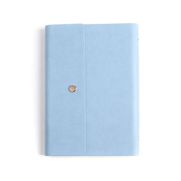 하늘색 A5 유선노트 회사 바인더 다이어리 공공 감성 5년 패브릭 데일리 pu