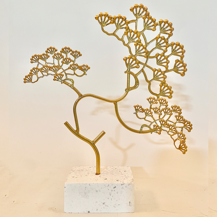 제이엔하우스 모던 황금 돈나무 장식품 개업선물 금전수 황금나무, 황금나무